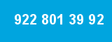 922 801 39 92